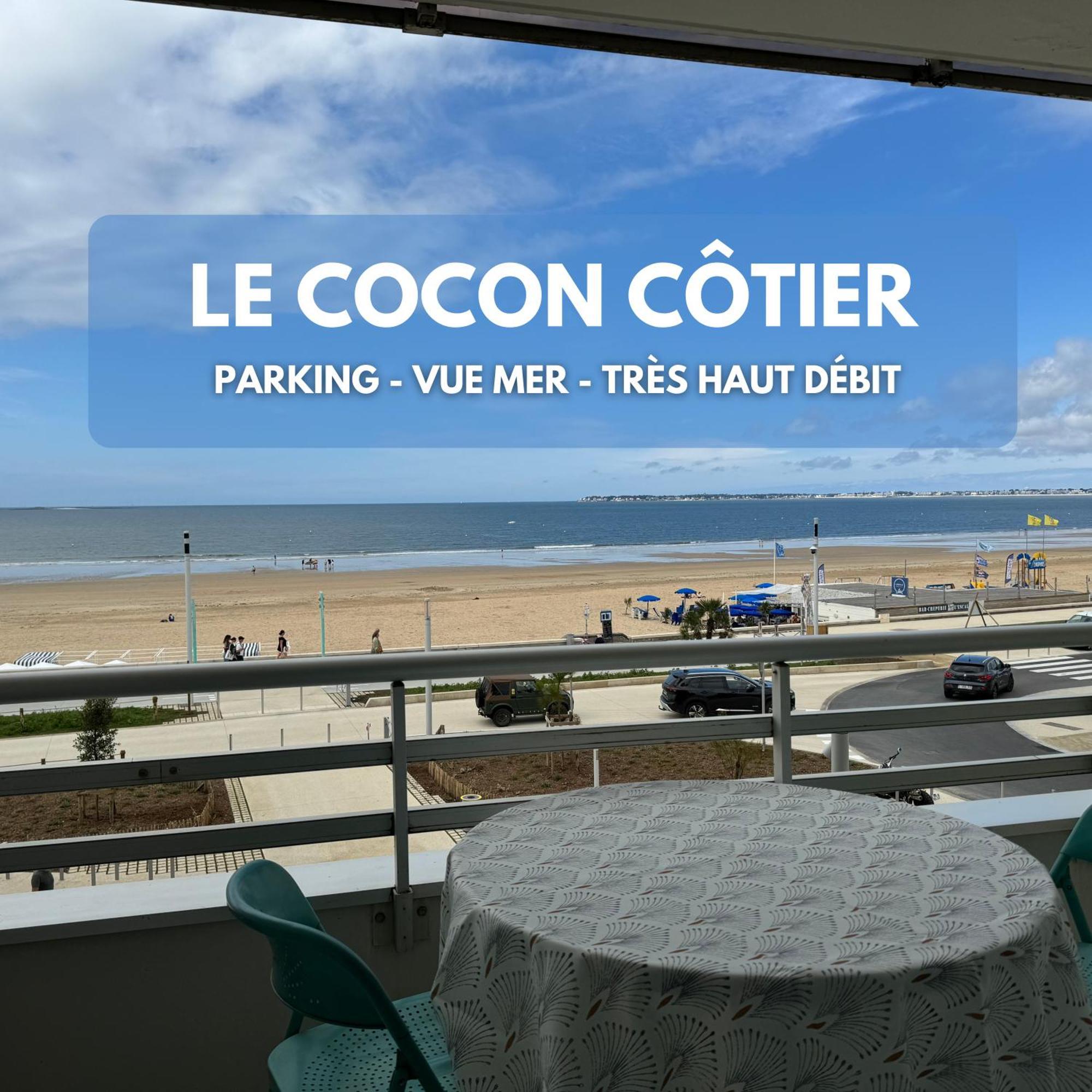 Apartmán Cocon Cotier - Vue Sur Mer - Parking - Proche De La Thalasso - Terrasse Pornichet Exteriér fotografie